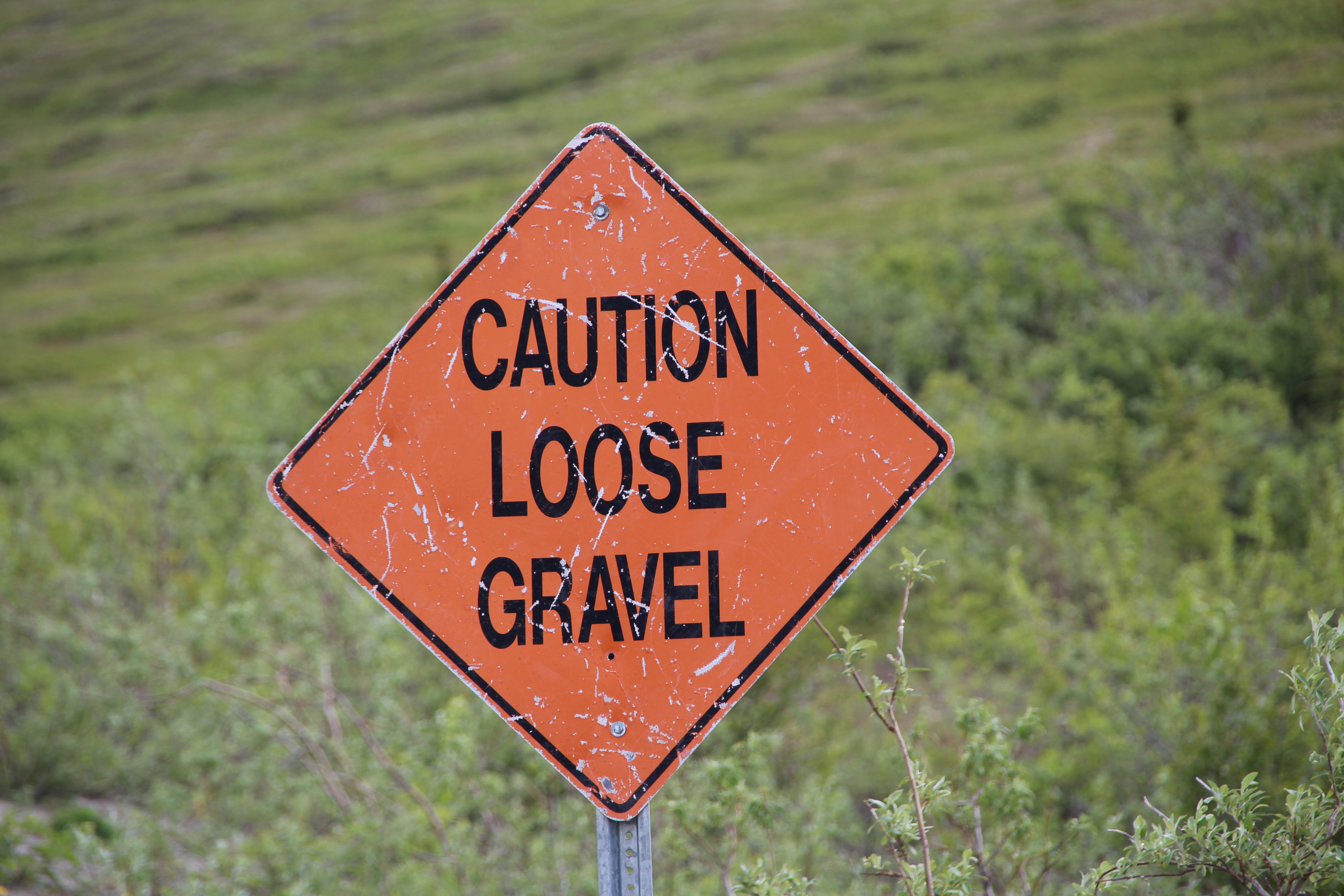 Loose Gravel im Yukon