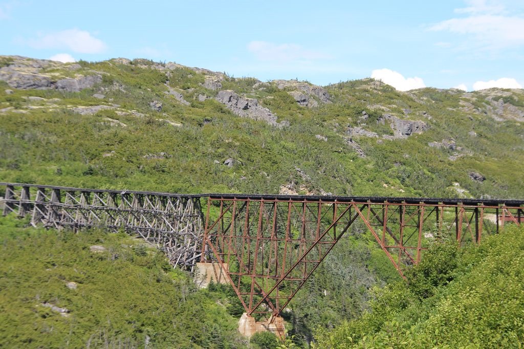 Brücke der White Pass and Yukon Railway